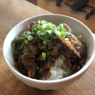 簡単すぐ出来る牛肉丼